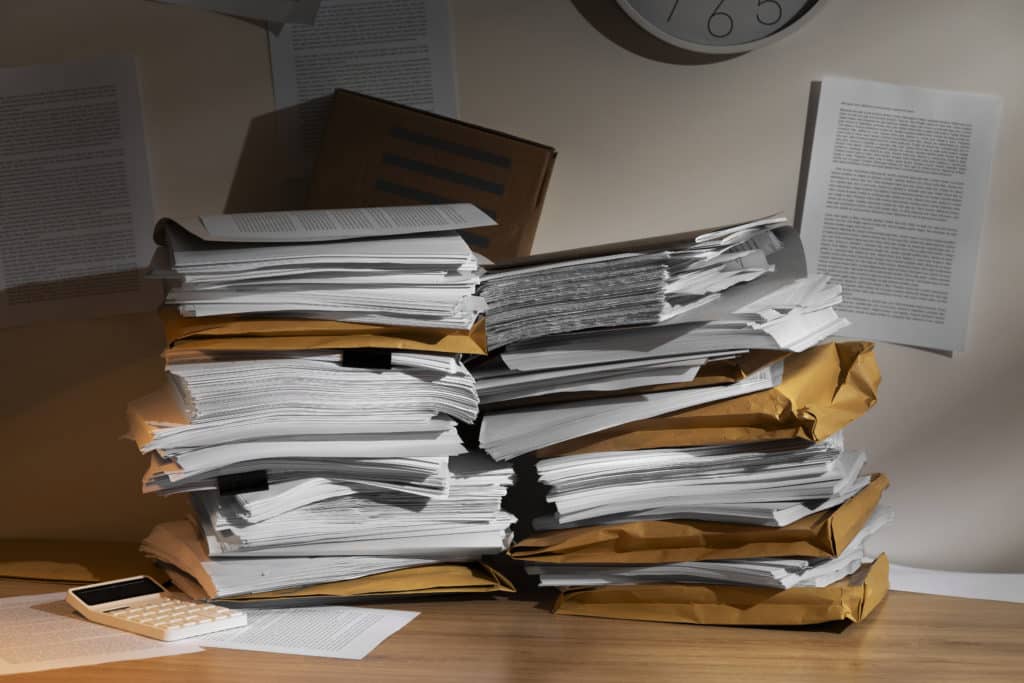 Archives et documents confidentiels à détruire